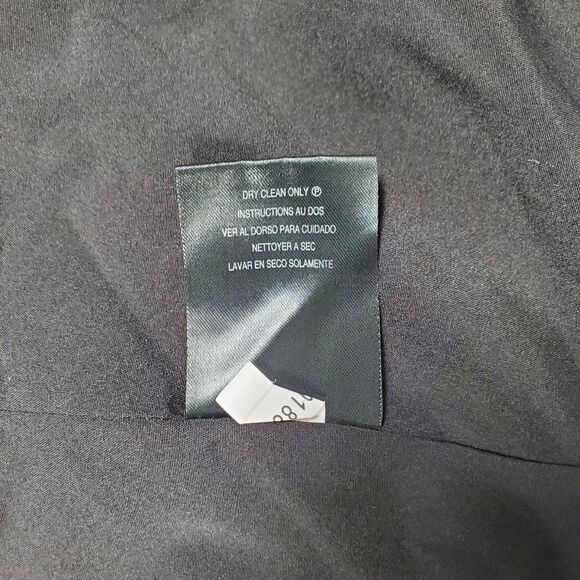 Tahari Women’s Blazer Jacket Size 2 Gray Black White Stripe Lined Fitted Classic - Picture 8 of 14